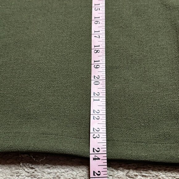 Madewell Womens Square Neck Green Long Sleeve Top XL NWOT - Picture 3 of 5
